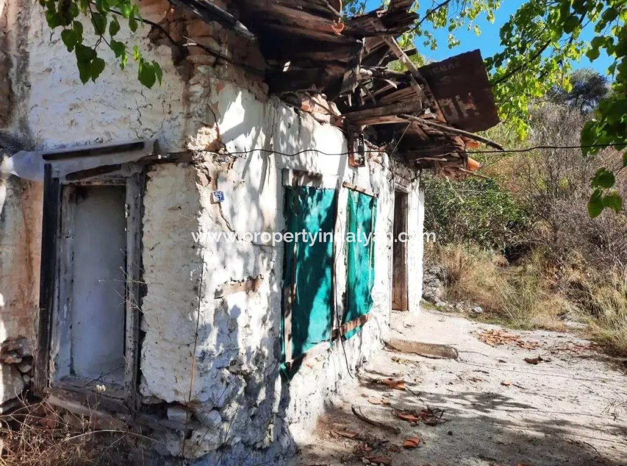 Freistehendes Dorfhaus Mit Meer- Und Naturblick Zum Verkauf In Ula Gokova