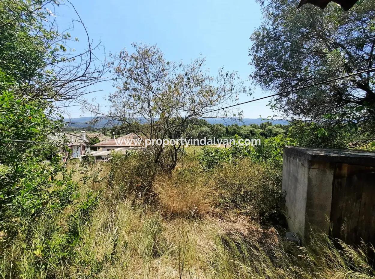 725 M2 Zoning Land Und Dorfhaus Zu Verkaufen In Mugla Ula Ataköy