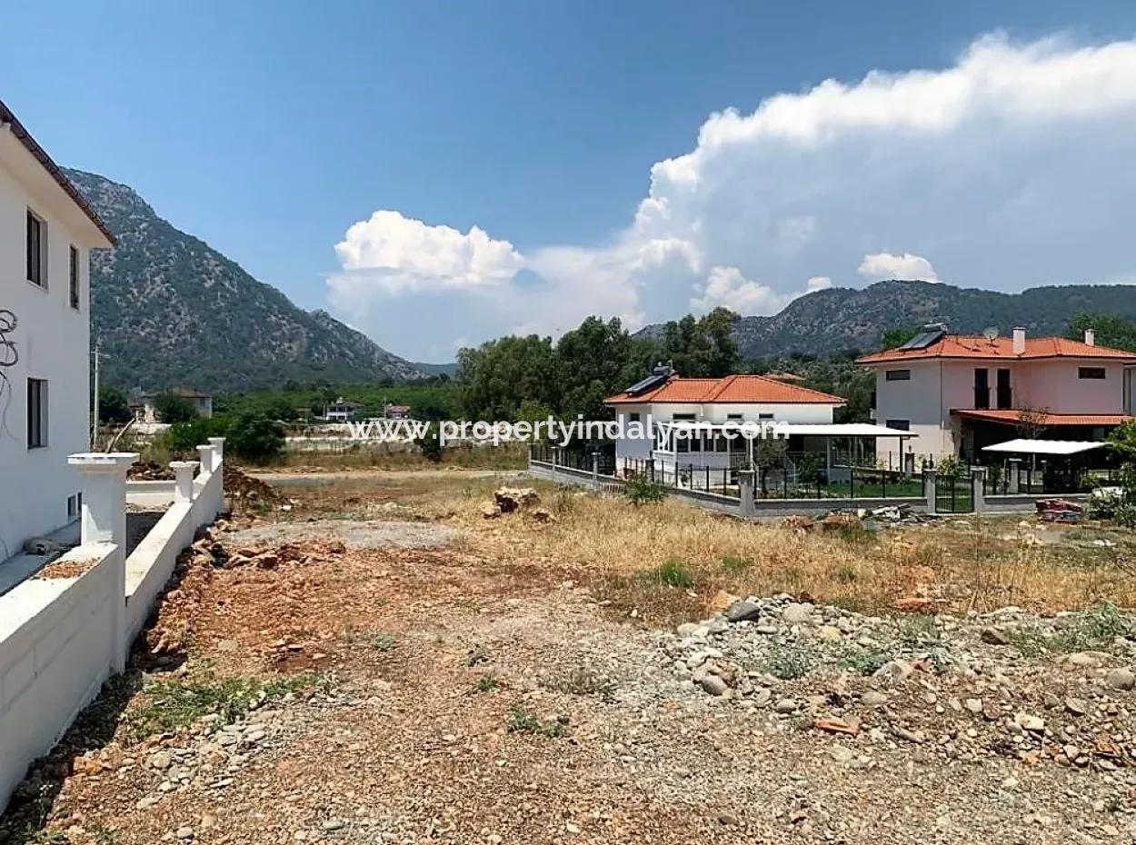 Mugla Ortaca Mergenli 417 M2 Zonierung Projekt Bereit Land Zum Verkauf