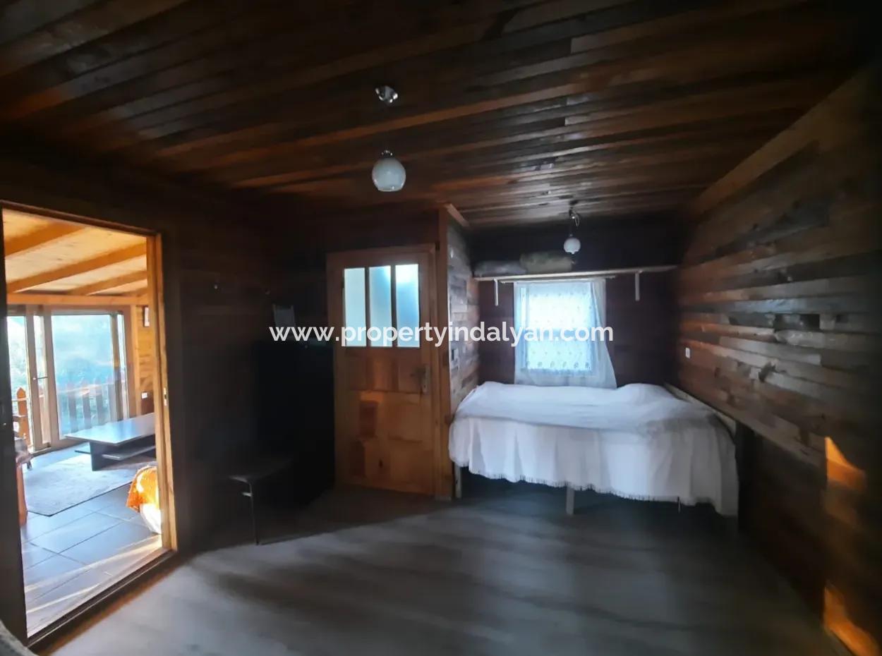 Mugla Ortaca Gökbel 1 +1-Teil-Einfamilienhaus Mit Meerblick Jahresmiete