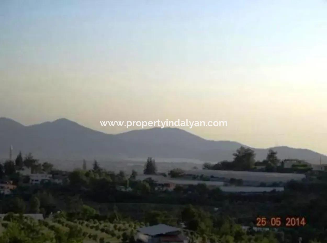 600 M2 Garten Mit Meerblick Zum Verkauf In Mugla Fethiye Eldirek