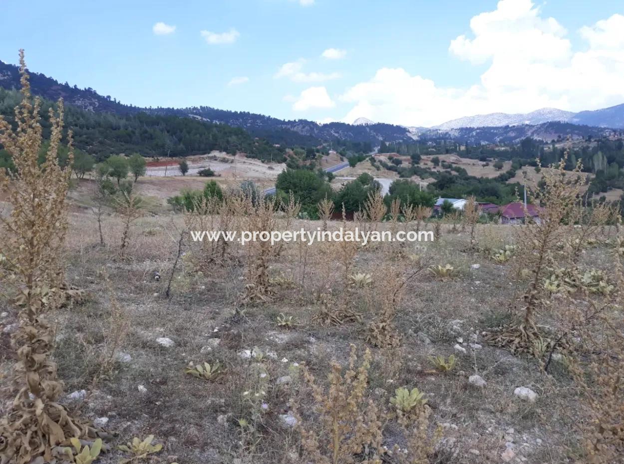 Denizli -Çameli- Belevi Mah. Autobahn Seite 500 M2 Zoned Land Zum Verkauf