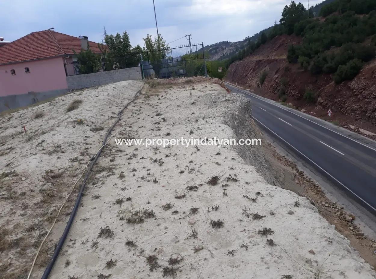 Denizli -Çameli- Belevi Mah. Autobahn Seite 500 M2 Zoned Land Zum Verkauf