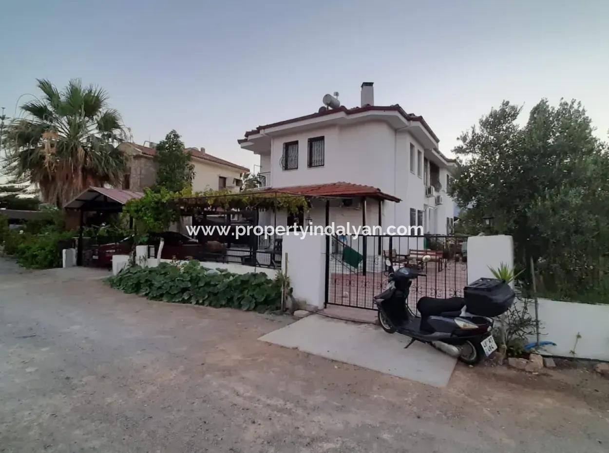 Muğla Ortaca Dalyanda Garten Möbliert / Unmöbliert 1 Freistehende Villa Zu Vermieten