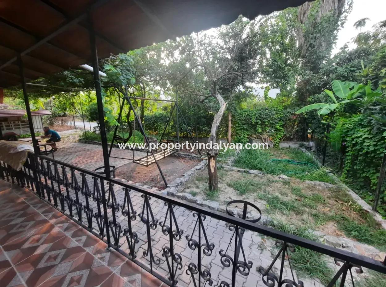 Muğla Ortaca Yeşilyurtda 2.000 M2 Einfamilienhaus Möbliert 3 1 Maisonette Zu Vermieten 