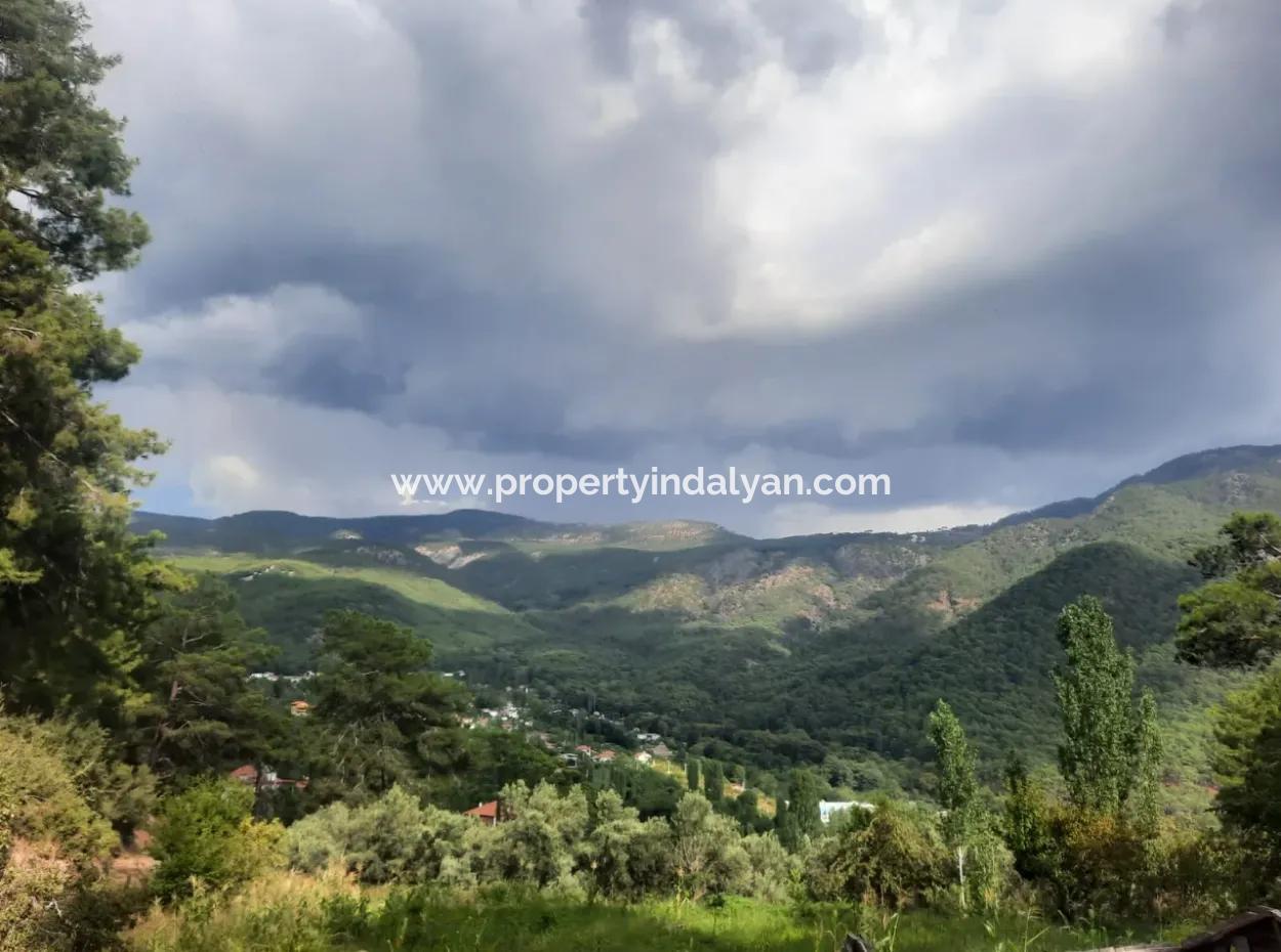 Köyceğiz Ağla Plateau 550M2 Projektbereites, Zoniertes Schnäppchenland Zum Verkauf