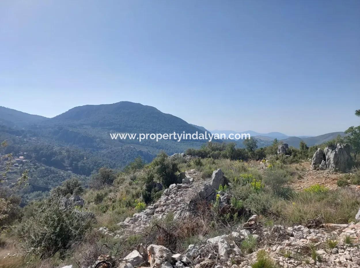 1 300 M2 63 M2 Zoniertes Grundstück Zum Verkauf In Göcek Gökçeovacik