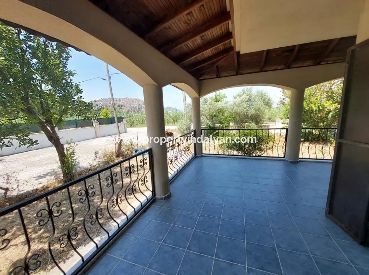3 1 Unmöblierte Maisonette-Villa Zu Vermieten In Ortaca Dalyan, Mugla