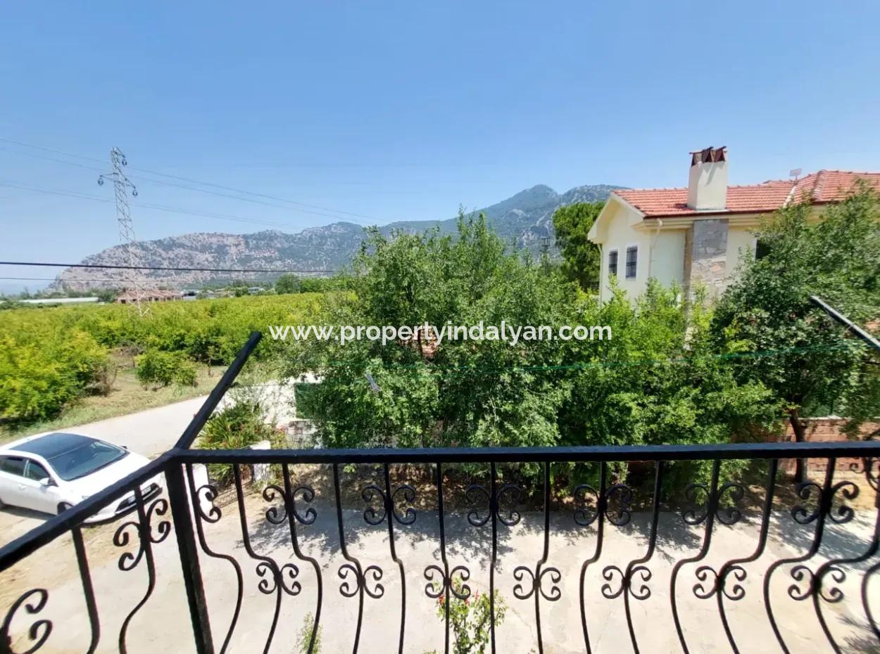 3 1 Unmöblierte Maisonette-Villa Zu Vermieten In Ortaca Dalyan, Mugla
