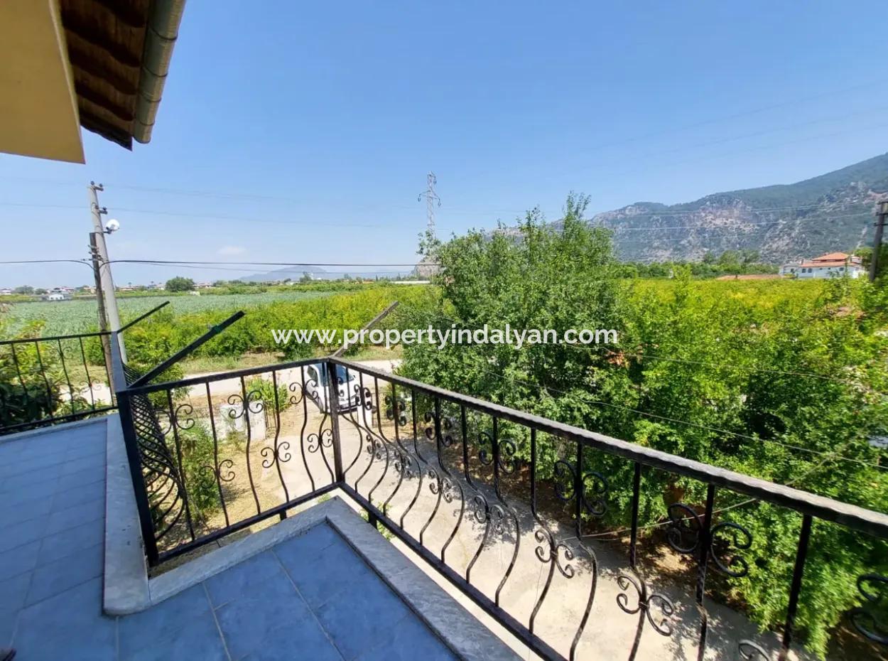 3 1 Unmöblierte Maisonette-Villa Zu Vermieten In Ortaca Dalyan, Mugla