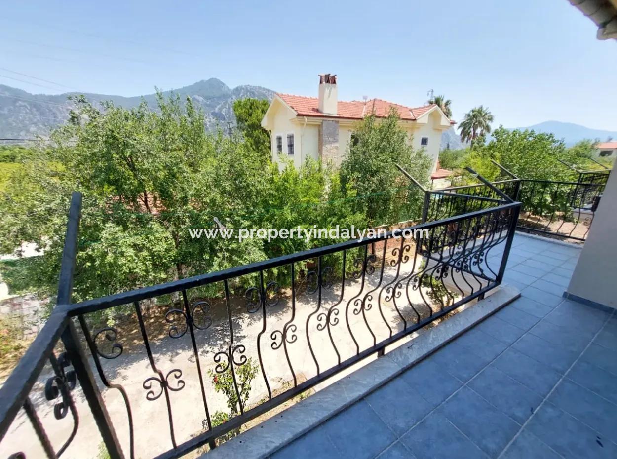 3 1 Unmöblierte Maisonette-Villa Zu Vermieten In Ortaca Dalyan, Mugla
