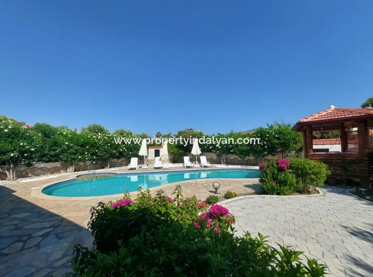 Einstöckiges Schnäppchen 3 1 Haus Mit Pool Auf 580 M2 Grundstück In Dalyan