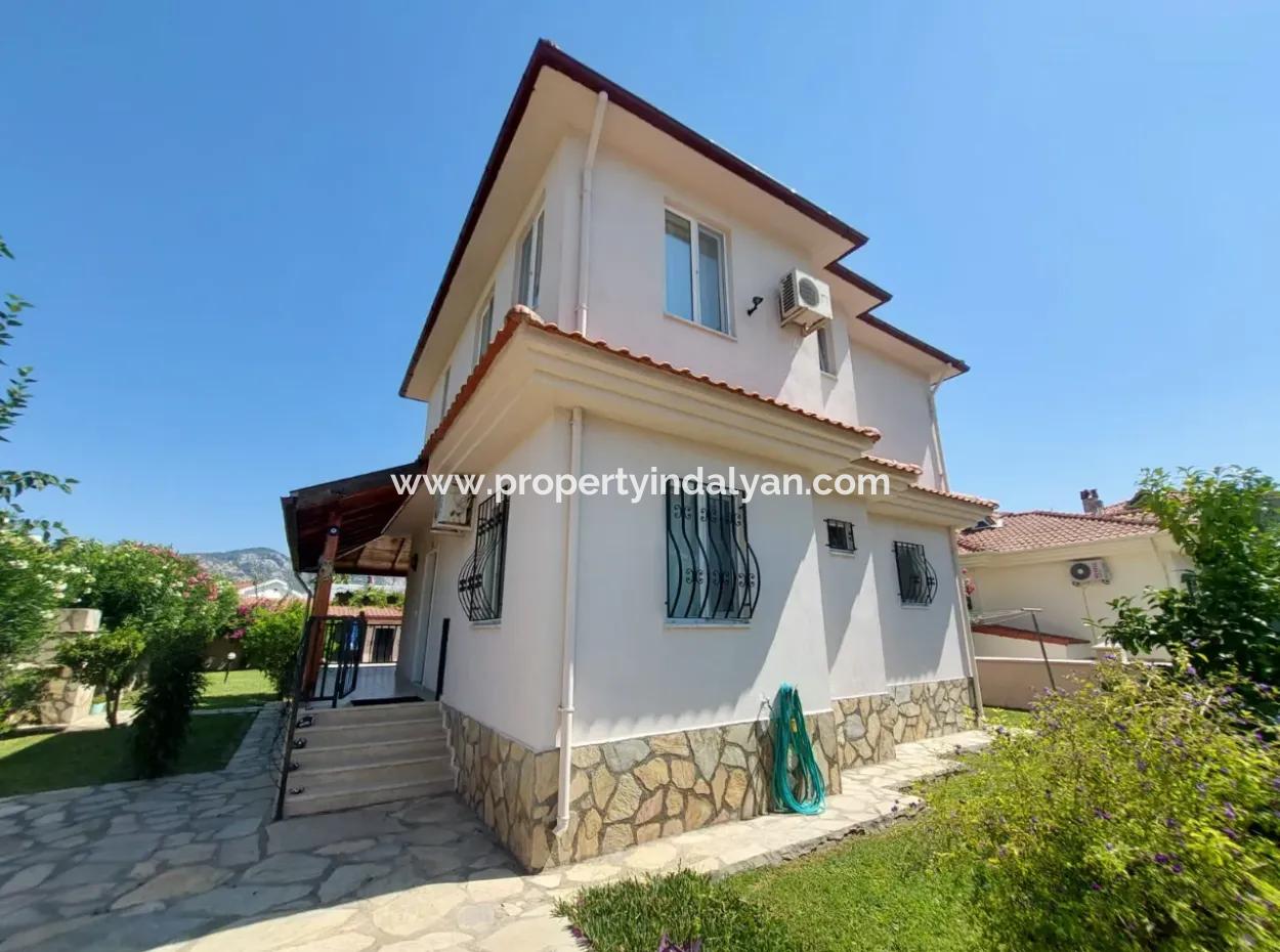 3 1 Villa Mit Pool Auf 580 M2 Freistehendem Grundstück In Dalyan, Muğla