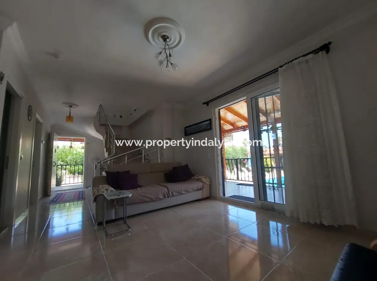 3 1 Villa Mit Pool Auf 580 M2 Freistehendem Grundstück In Dalyan, Muğla