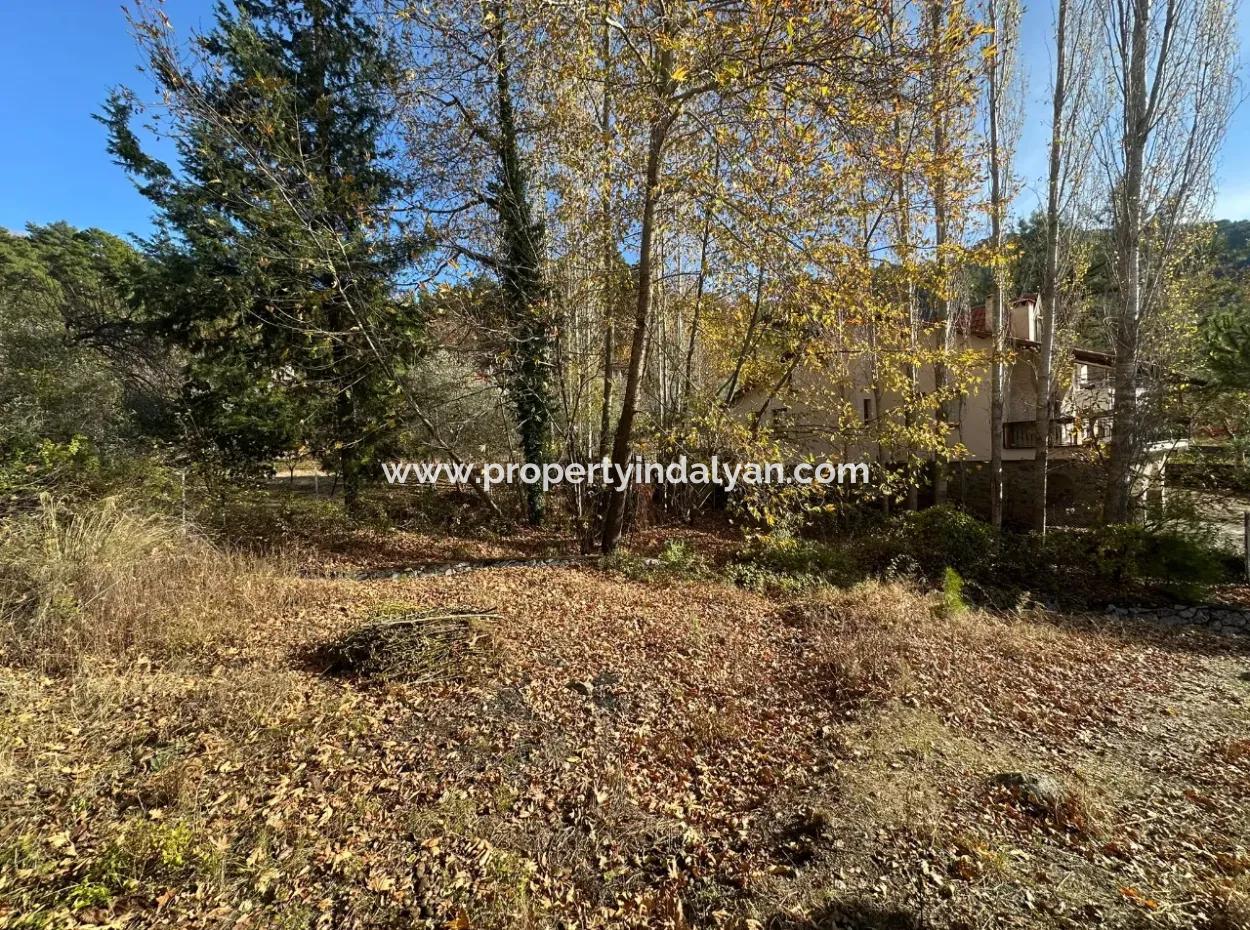 Freistehendes 260 M2 Zoniertes Grundstück Zum Verkauf Im Zentrum Des Köyceğiz-Plateaus