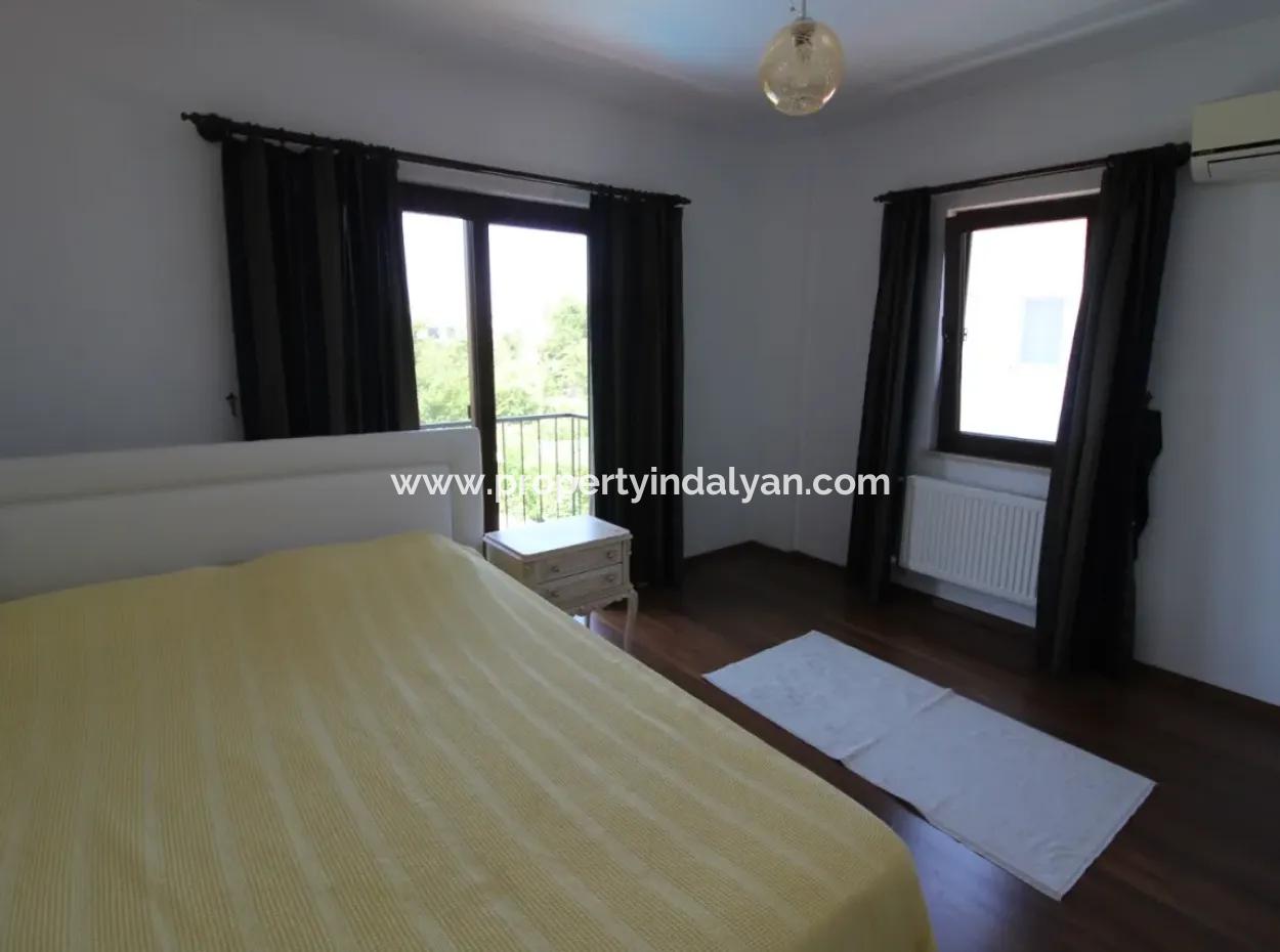 Möbliert Mit Swimmingpool Auf 500 M2 Freistehendem Grundstück In Dalyan, Erdbebensicheres 4-In-1-Duplex Zu Verkaufen