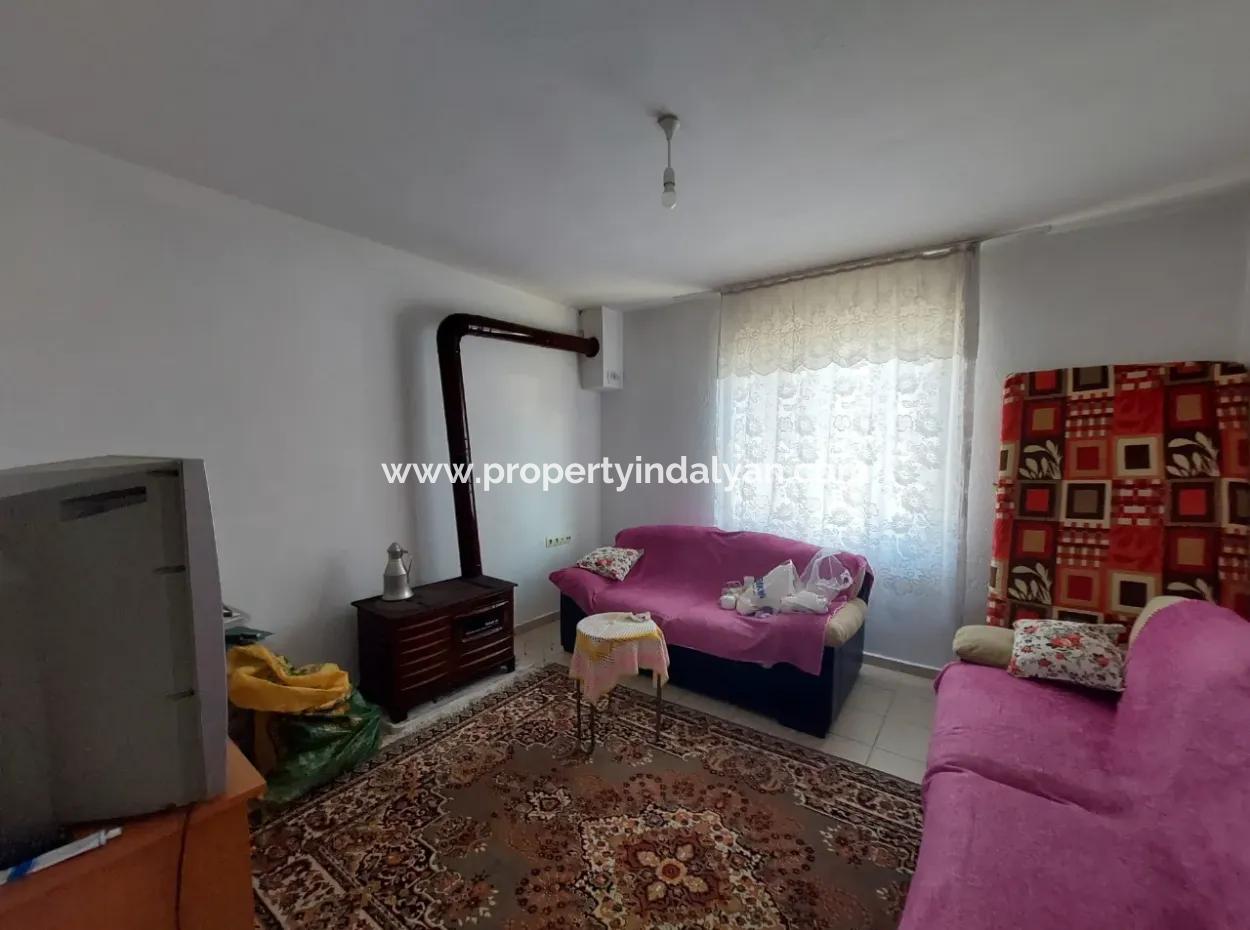 Ortaca Okçular 700M2 Grundstück, 100 M2 2 1 Freistehendes Unmöbliertes Haus Zu Vermieten