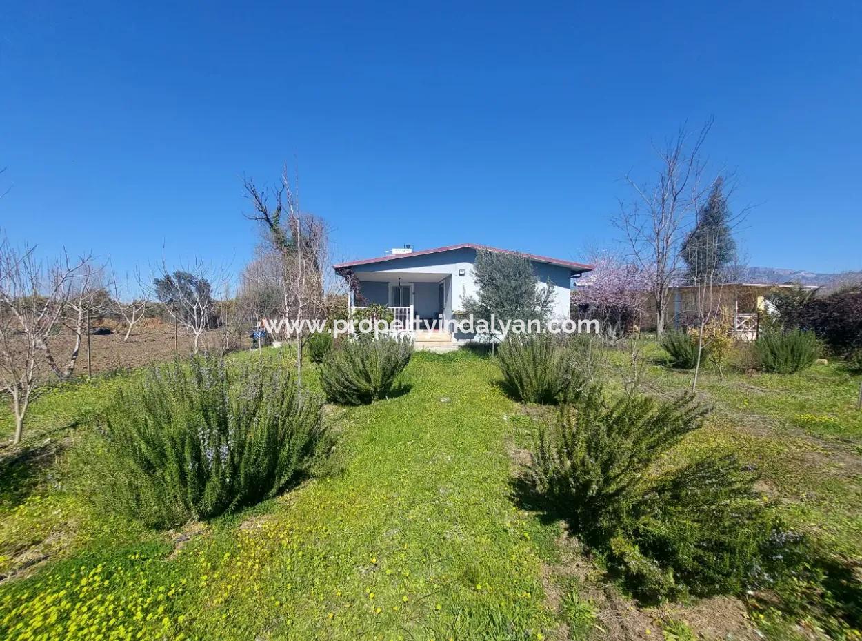 Unabhängiges Dorfhaus Zum Verkauf Auf 680 M2 Grundstück, 2 1, 81 M2 In Muğla Köyceğiz Kavacasi