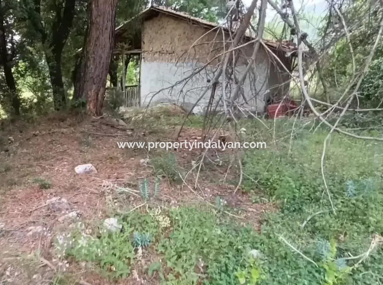 1228 M2 Grundstück Und Kargir Haus Zu Verkaufen In Muğla Menteşe Yaraş, Dorf In Dorf.   