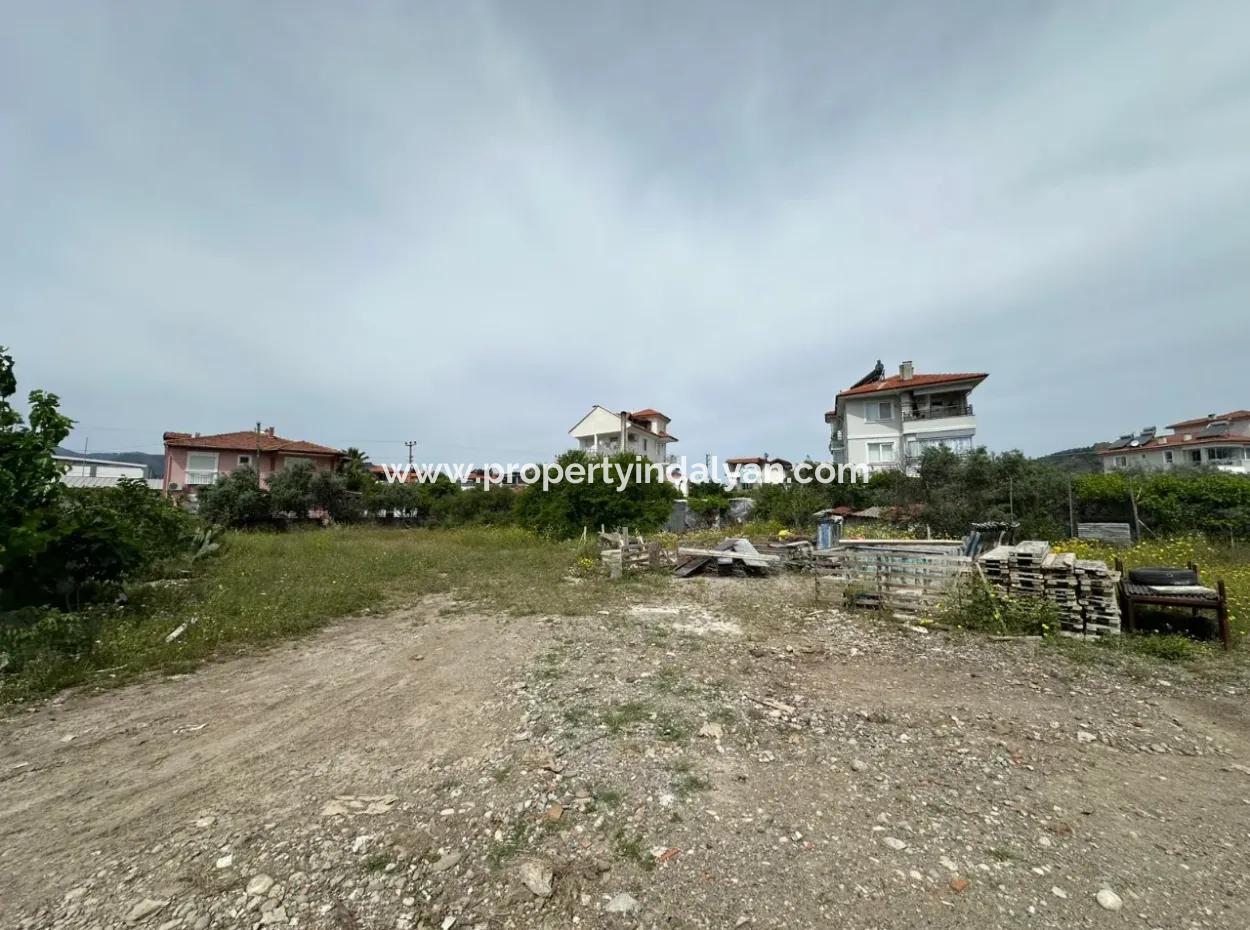 1122 M2 Soziales Kulturgebiet Grundstück Zum Verkauf In Ortaca Cumhuriyet