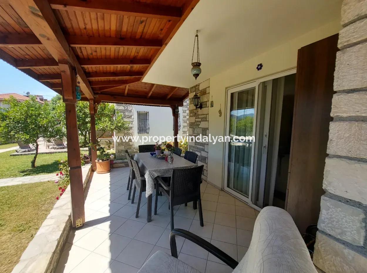 Unabhängige Und Gepflegte 4 In 1 Maisonette-Villa Zum Verkauf In Muğla, Ortaca, Dalyan