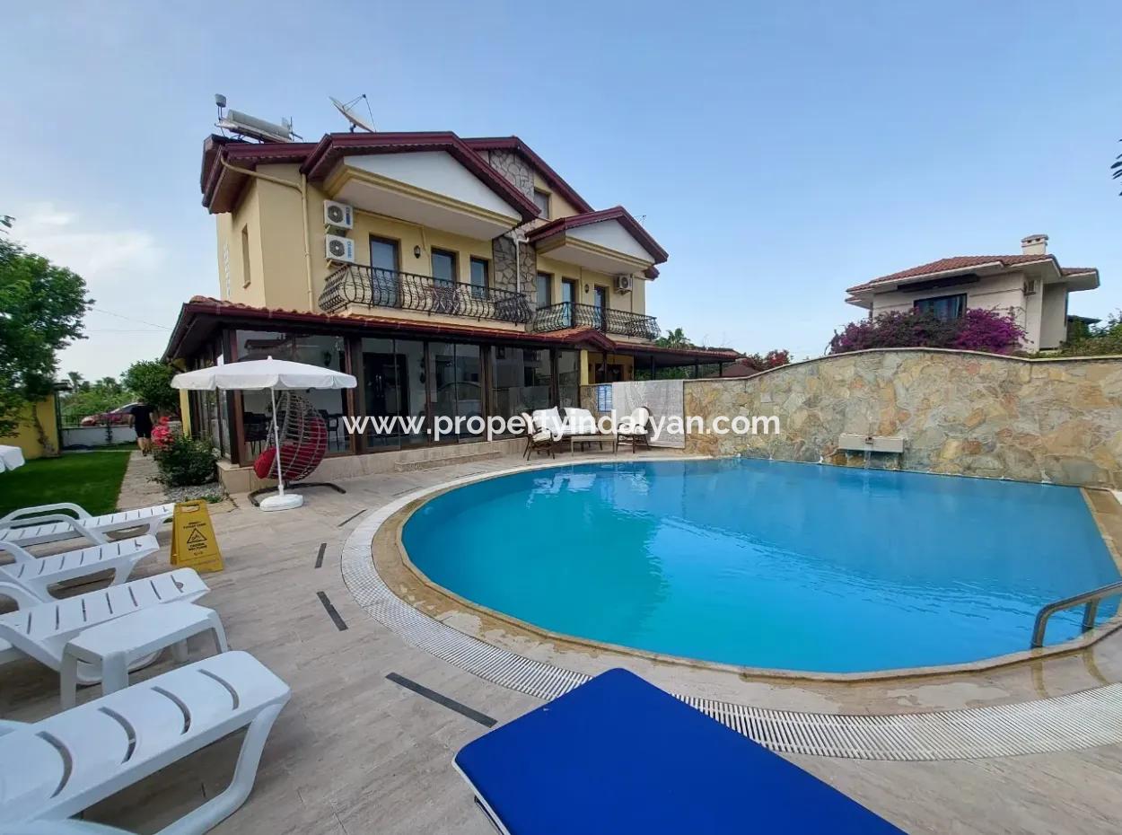 200 M2 5 1 Möblierte Luxus-Triplex-Villa Zum Verkauf In Dalyan, Mugla.
