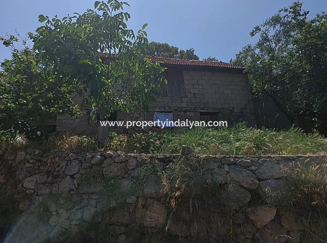 2500 M2 Freistehende 2 Häuser Und Scheunen, Lager Zum Verkauf In Çameli Kızılyaka