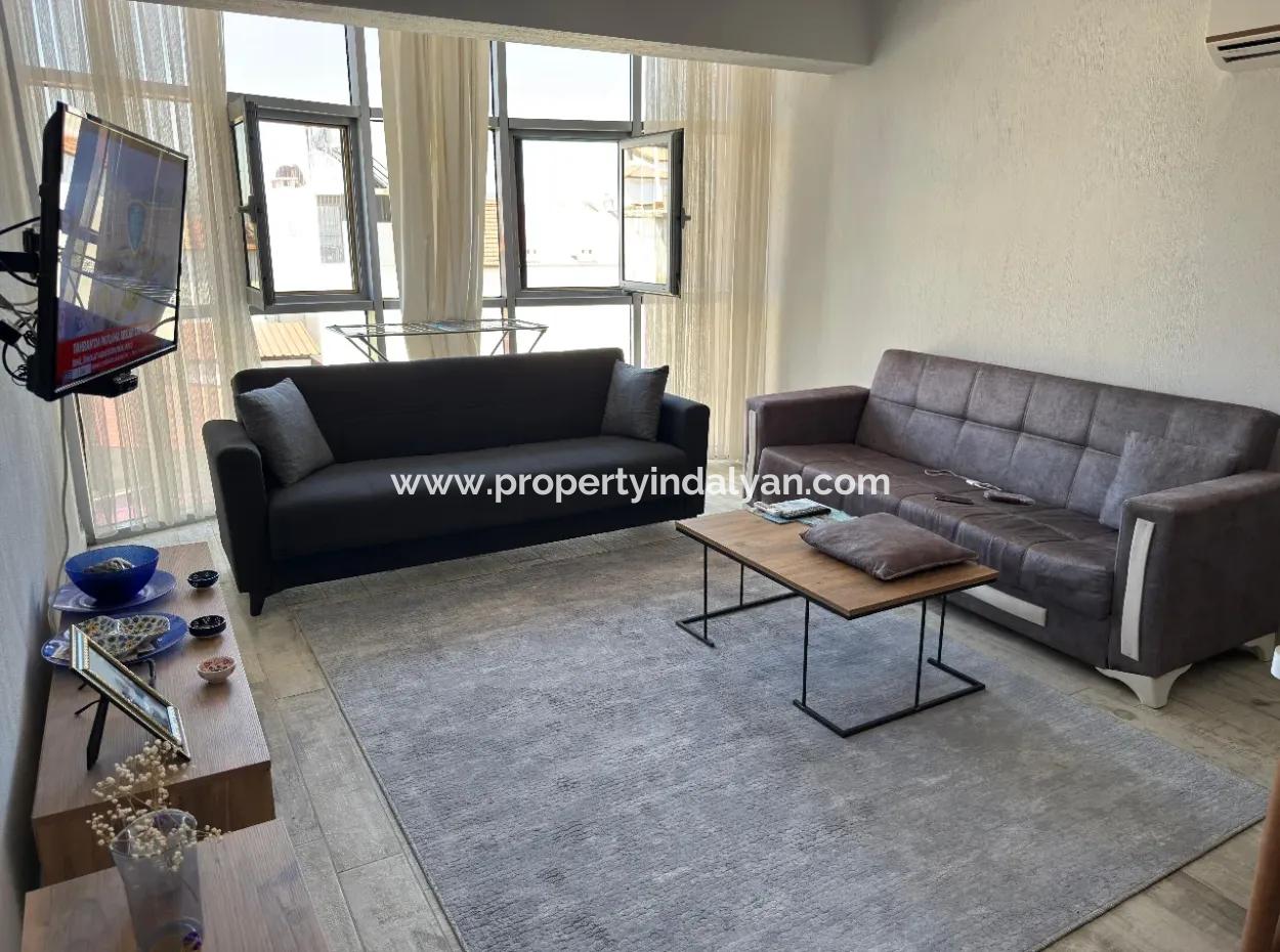 1 1 70M2 Voll Möblierte Wohnung Zum Verkauf Im Zentrum Von Ortaca.