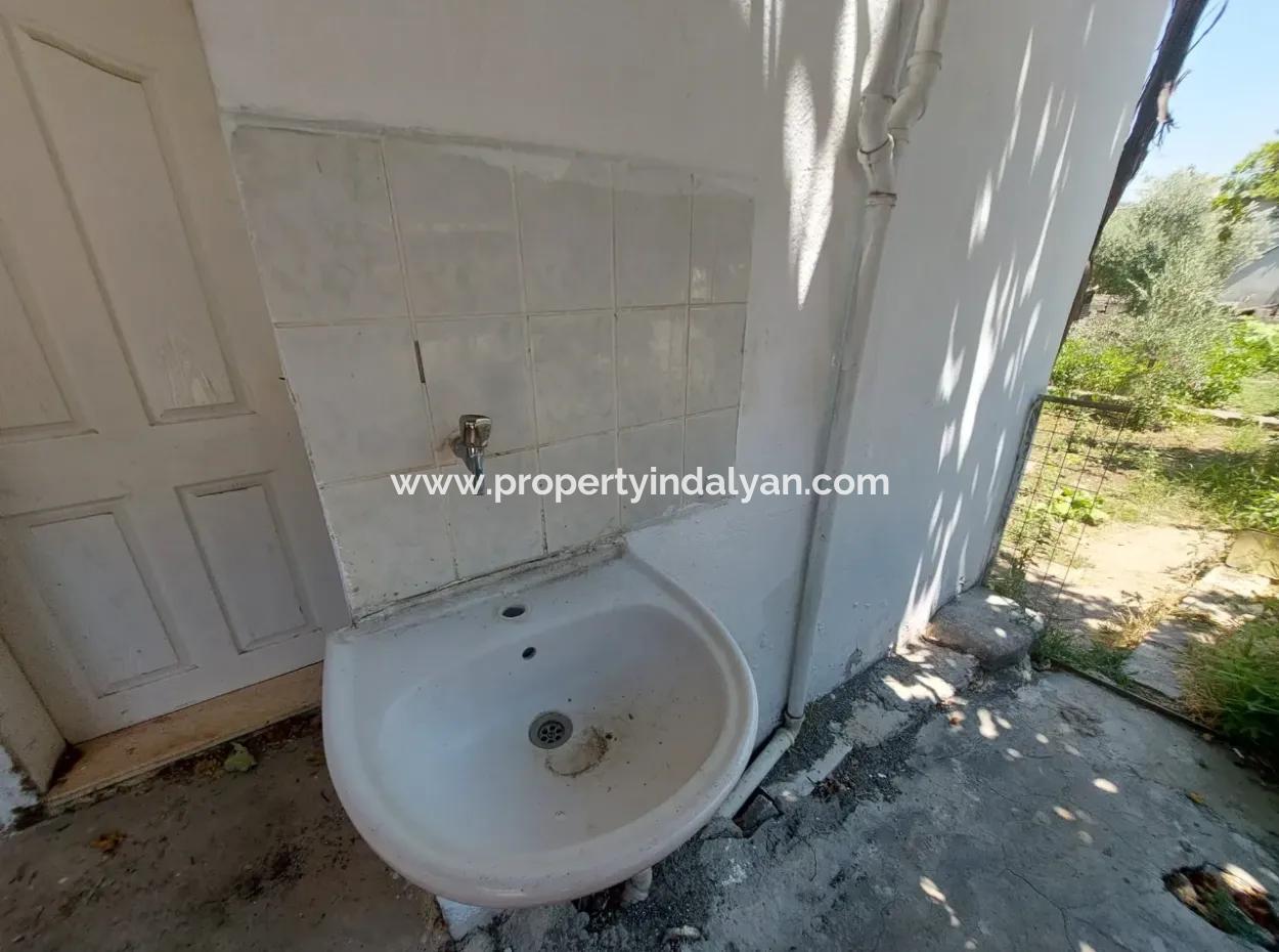 2 Einheiten 2 1 Wohnungen Mit Garten Und Freistehendem Grundstück Zum Verkauf In Dalaman Altıntaş!