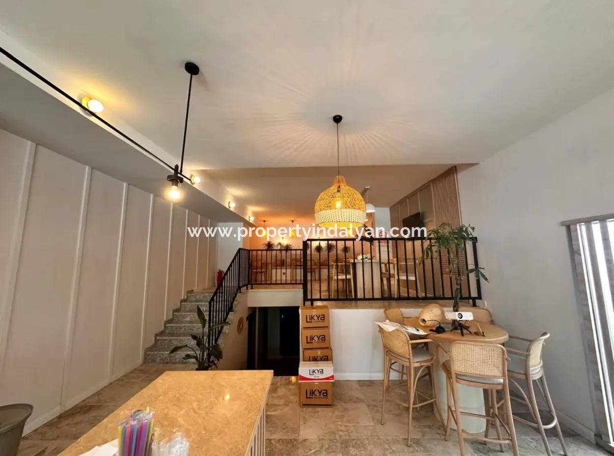 Luxuscafé Zu Vermieten In Der Belebtesten Straße Von Ortaca.