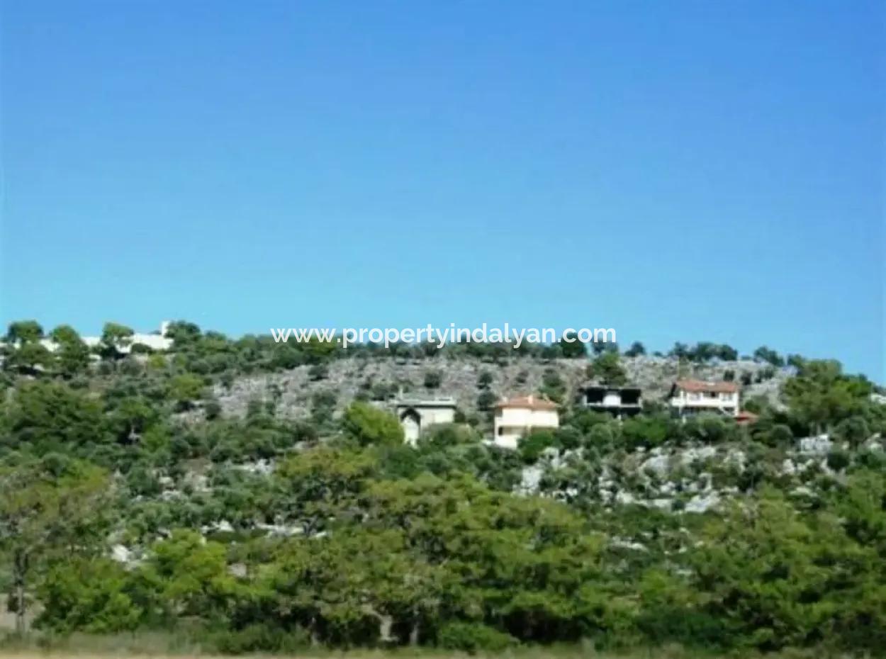 Mugla Dalaman Incebel Land Mit See- Und Seeblick Zum Verkauf