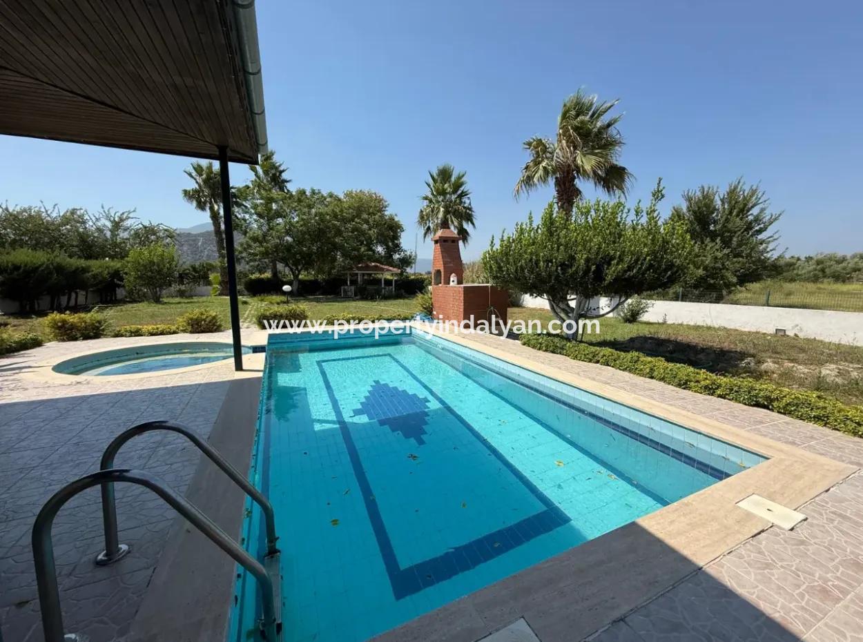 Ortaca, Dalyan 3 In 1, 100 M2 Villa Mit Pool Auf 4.500M2 Land