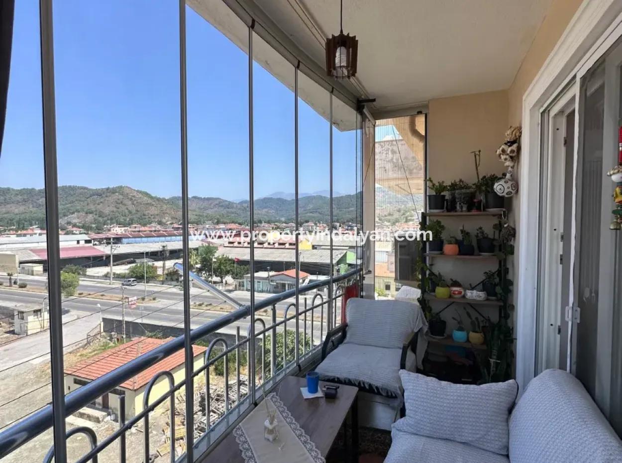 2 1 Wohnung Mit Fassade Im 5. Stock Zum Verkauf In Ortaca