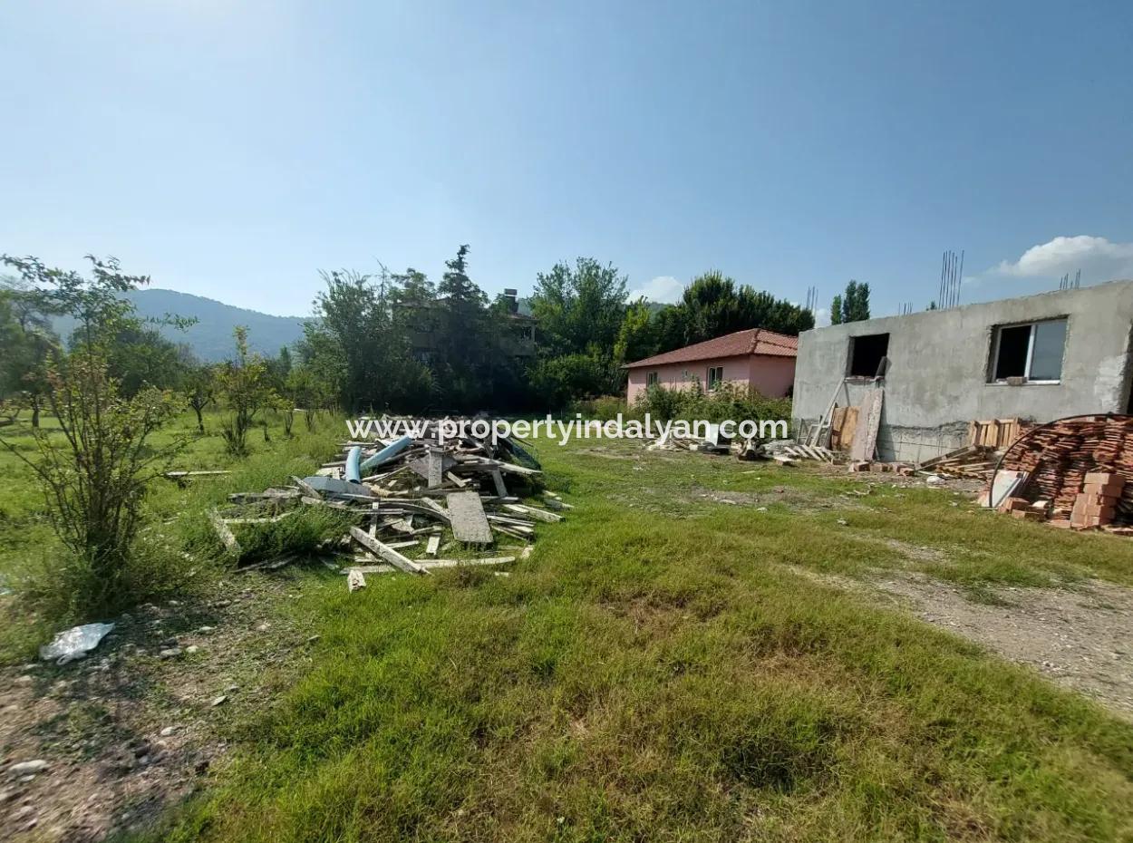 2.500 M² Freistehendes Eigentumsdeklamationsinvestitionsgrundstück Zum Verkauf In Ortaca Kemaliye