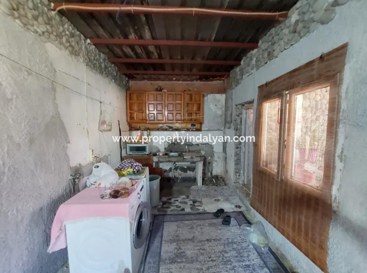 Lebens- Und Investitionsmöglichkeit Mit Garten Verflochten Mit Natur In Muğla Dalaman Taşlıburun!