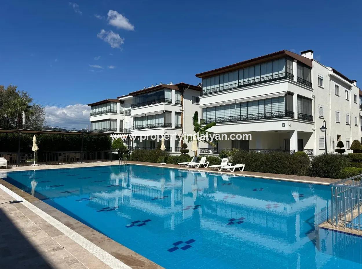 Voll Möblierte 3 1 Wohnung Mit Pool In Ortaca, Muğla Zu Verkaufen