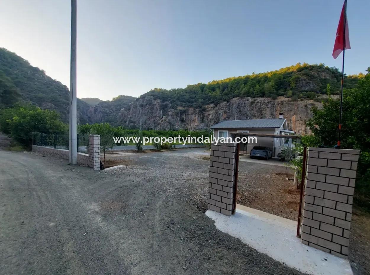 1.300 M2 Freistehendes 250M2 Wohngrundstück Zum Verkauf In Muğla, Ortaca, Karadonlar