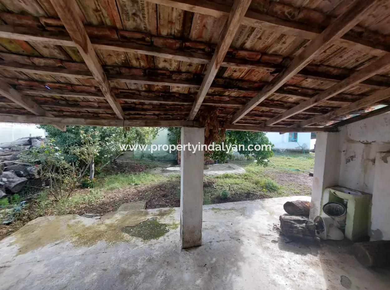 Muğla, Köyceğiz, Kavakarası 500 M2 Grundstück 80 M2 2 1 Schnäppchen-Dorfhaus Zu Verkaufen