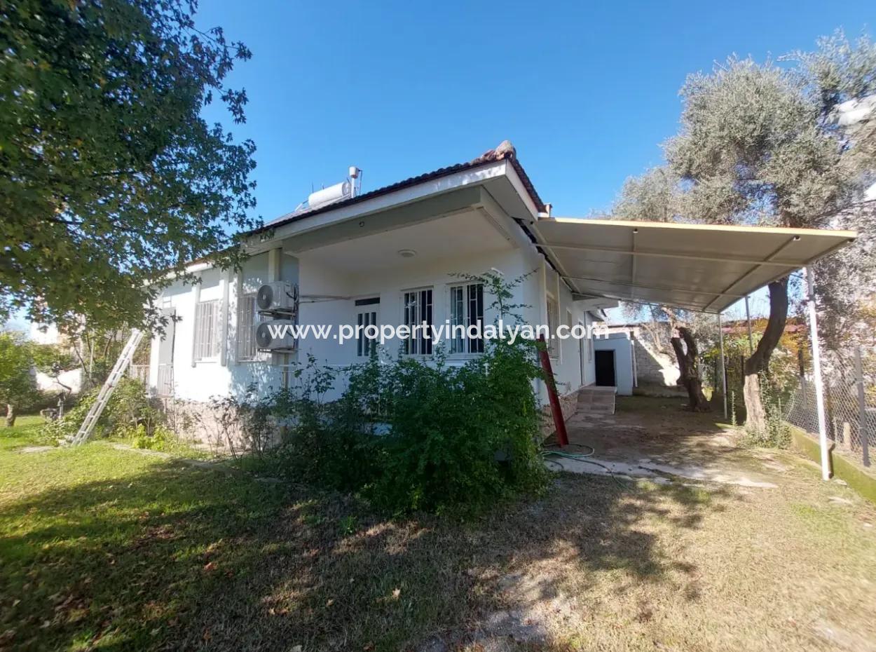 3 1 Voll Möbliertes Freistehendes Haus Zur Miete Auf Einem 750 M² Großen Grundstück In Ortaca Kemaliye