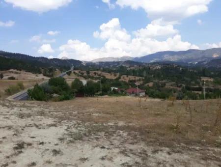 Denizli -Çameli- Belevi Mah. Autobahn Seite 500 M2 Zoned Land Zum Verkauf