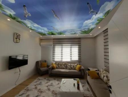 Voll Möblierte, 160 M2, 2 1 Erdgeschosswohnung Zu Vermieten In Ortaca Marmarlı.