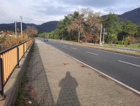 Gewerbegrundstück Zum Verkauf An Der Hauptstraße In Muğla Köyceğiz Toparlar – Unumgängliche Gelegenheit Für Kraftstoff, Markt Und Erholungsanlage!