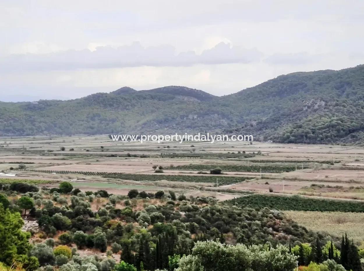 Mugla Ortaca Sarıgerme 880 M2 Full Sea And Nature View Plot For Sale