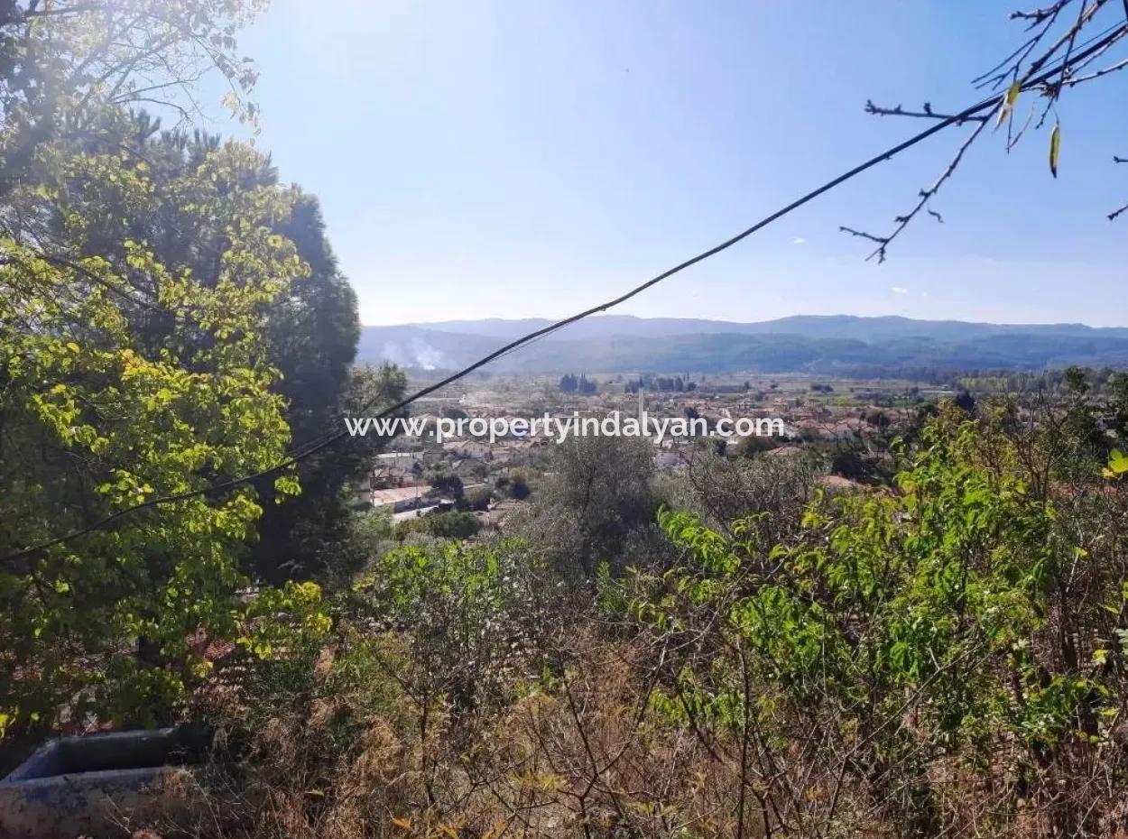 Detached Village House With Sea And Nature Views For Sale In Ula Gokova
