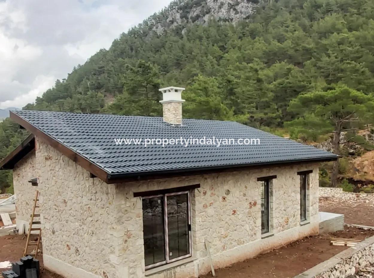 Zero Detached Stone House For Sale In Fethiye Grapes Redbelde