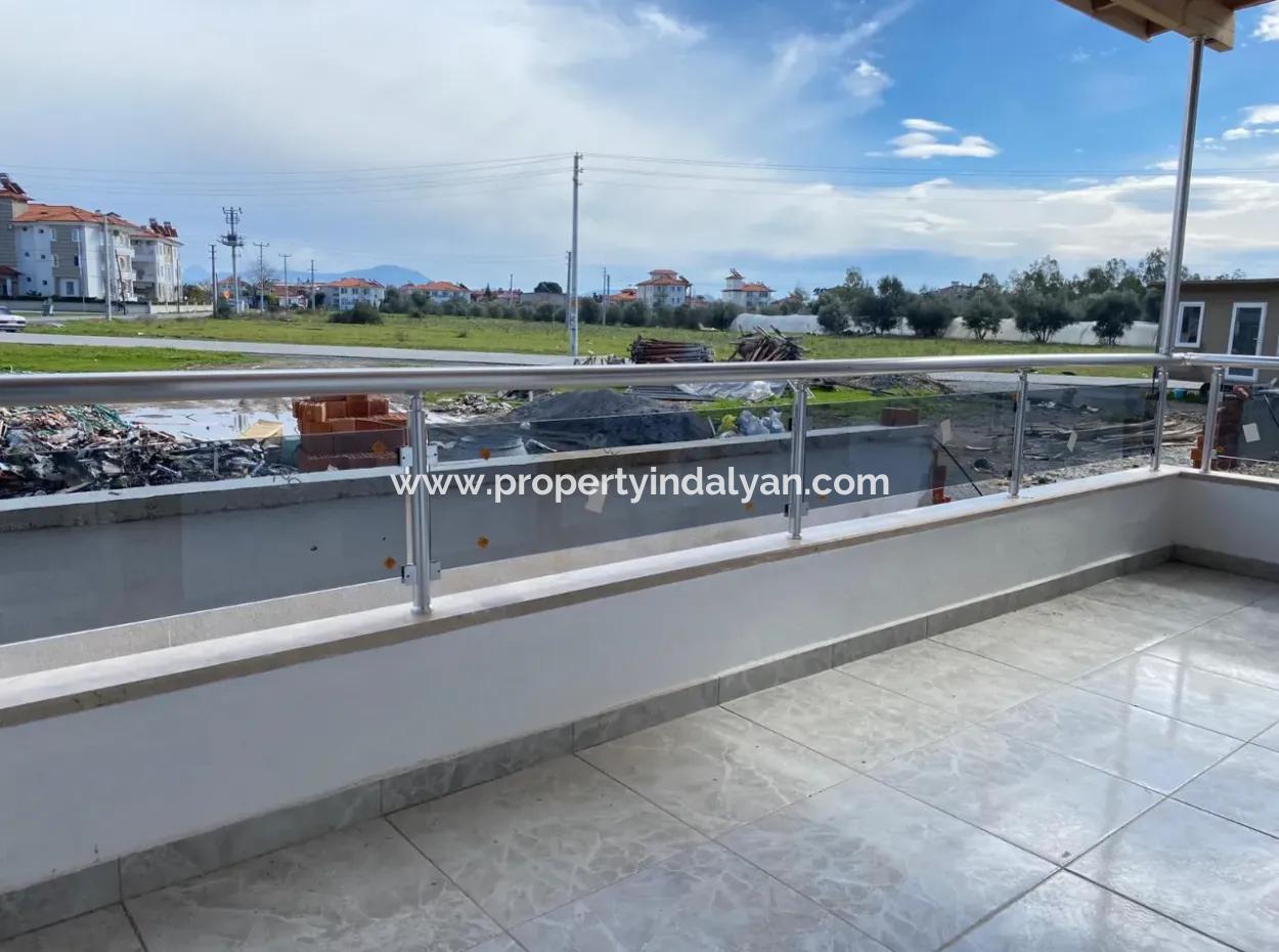 Ortaca Karaburun 90 M2 2 1 Zero Ground Floor Apartment