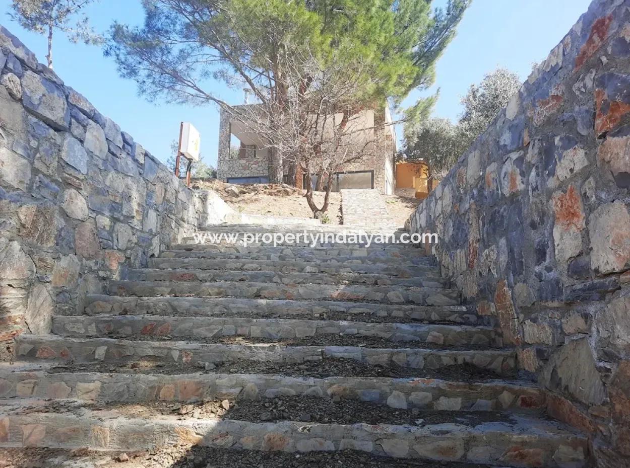 Mugla Dalyan Gokbel Stone House With Sea View For Rent