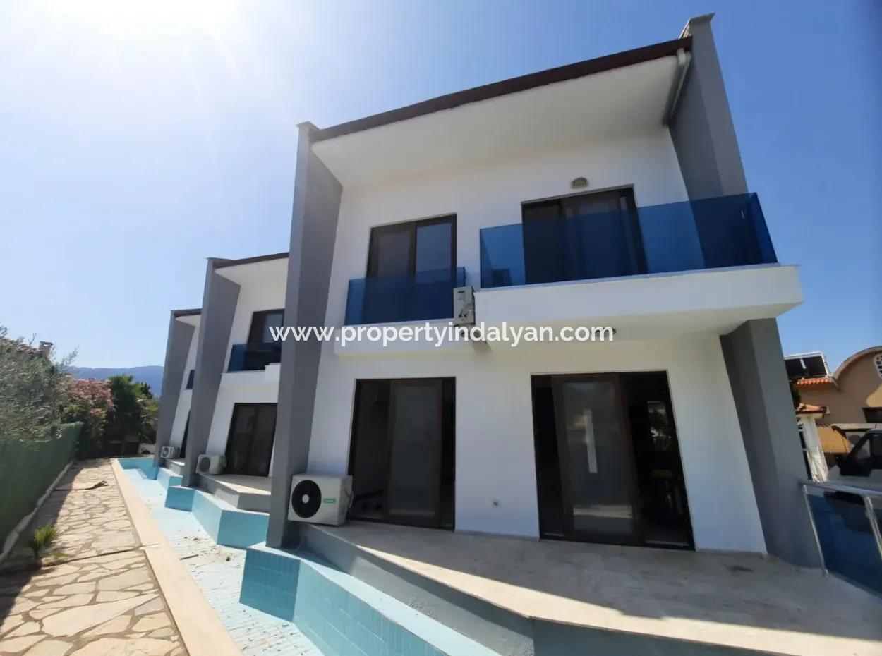 3 Triplex Villas With Mugla Ortaca Dalyan Swimming Pool For Sale Completely