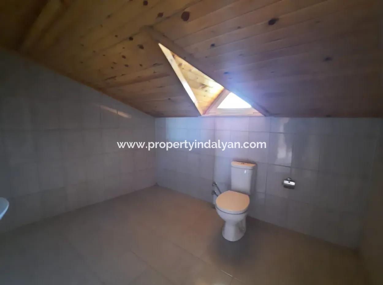 Mugla Ortaca Dalyan Center For Rent 3+ 1 Roof Duplex