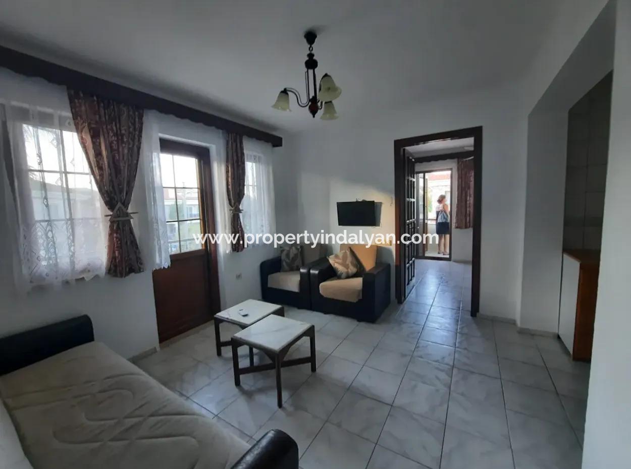 Mugla Ortaca Dalyan Swimming Pool Furnished 1+ 1 Apartment For Rent
